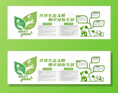 绿色环保文化墙图片 绿色环保文化墙图片