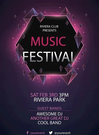音乐节海报图片