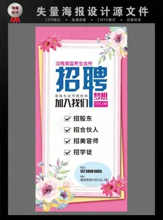 美容院招聘图片