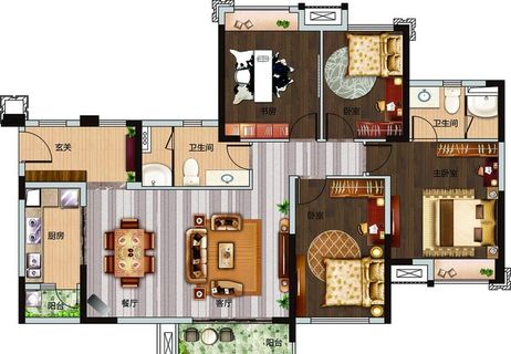 户型平面图图片