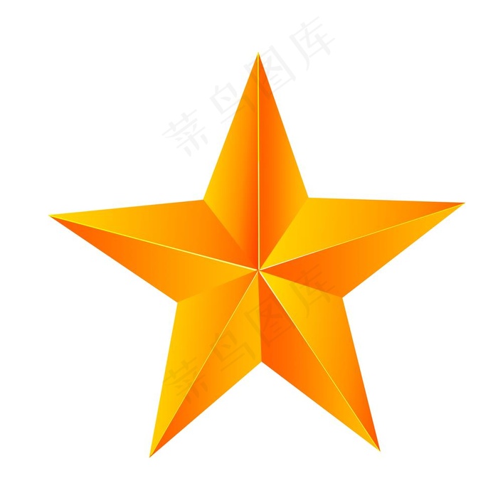五角星图片(2000x2000)psd模版下载