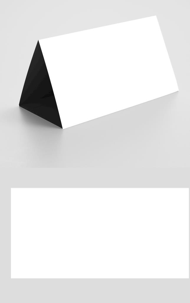 桌牌样机模板图片