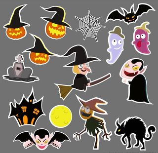 万圣节矢量素材图片