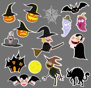 万圣节矢量素材图片
