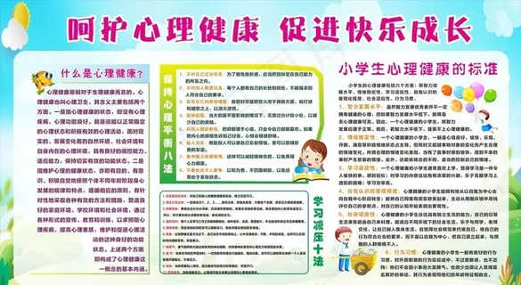 心理健康教育宣传栏图片