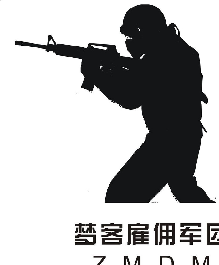 特种作战战士标志图片cdr矢量模版下载