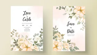 婚礼 结婚 请柬 邀请函图片