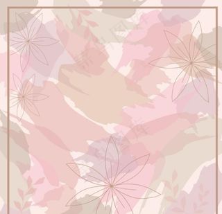 抽象 线条 花图片