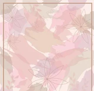 抽象 线条 花图片