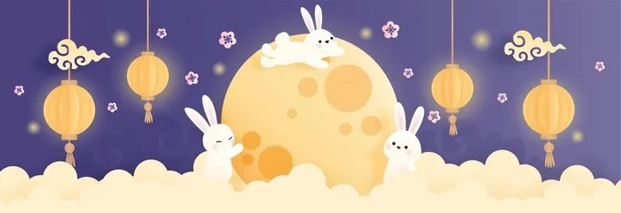 中秋插画海报图片ai矢量模版下载