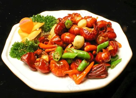 爆炒龙虾尾图片 爆炒龙虾尾图片