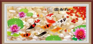 九鱼图图片