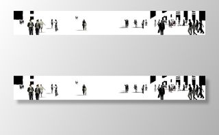 人物交谈 行人 商场人流图片