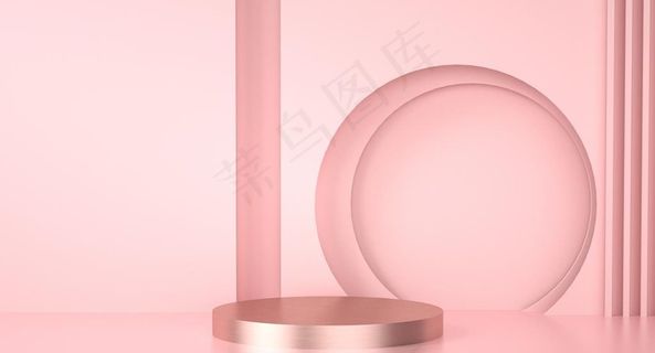 极简金属背景基座图片