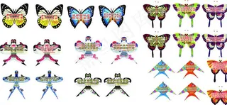 草坪牌 风筝 蝴蝶图片