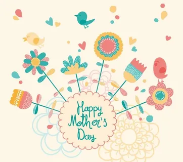 母亲节花卉贺卡图片