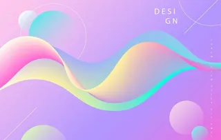 时尚渐变背景    图片