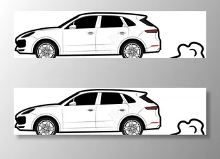 汽车卡通矢量图片