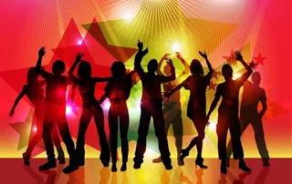 迪斯科舞厅背景图片