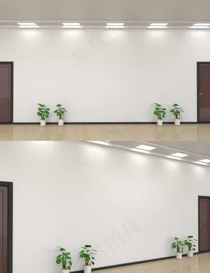 文化墙样机 效果图 空白墙图片