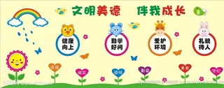 文明美德   伴我成长图片