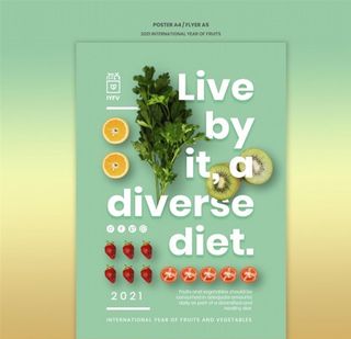 果蔬海报广告模板图片