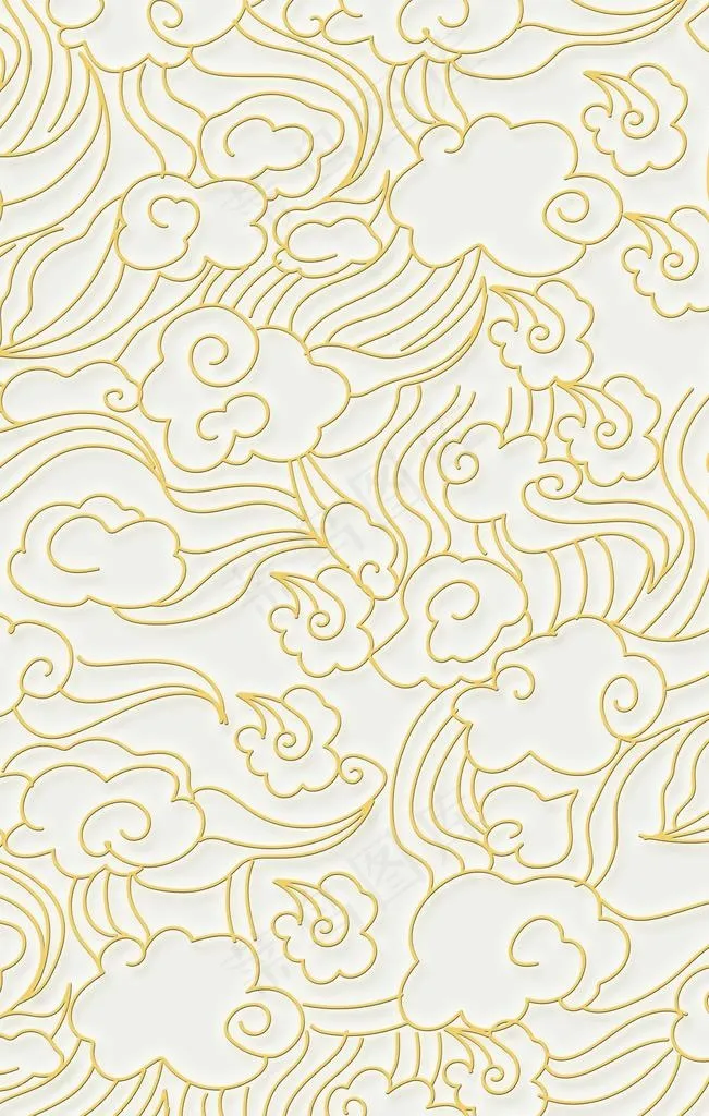 中国风祥云底纹图片