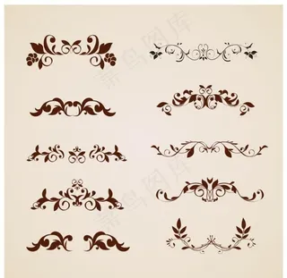 欧式花纹花边图片