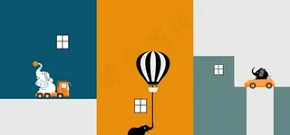 卡通装饰画图片