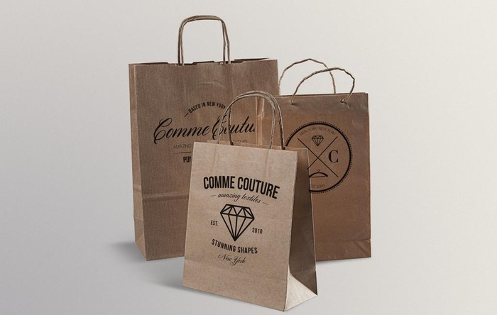 纸袋设计效果图图片
