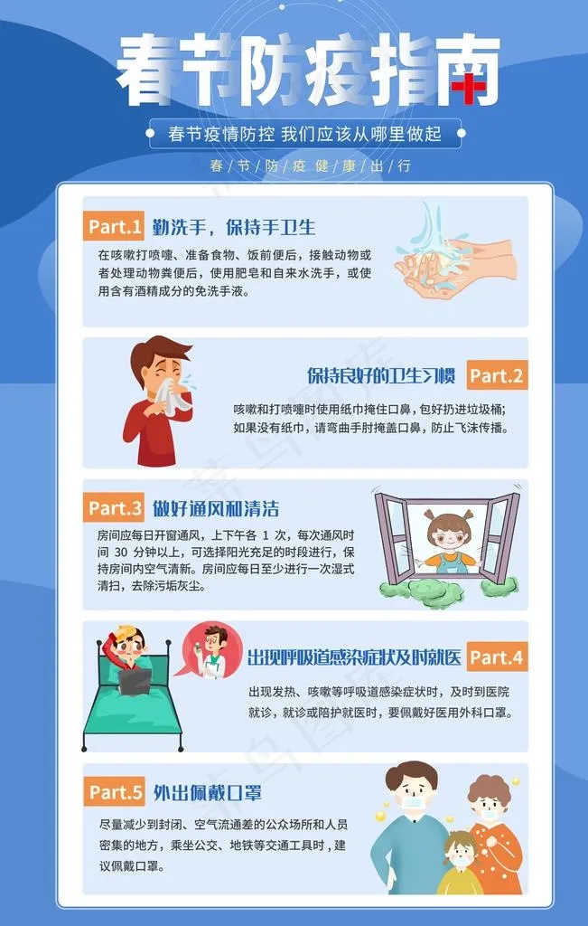 防疫图片psd模版下载