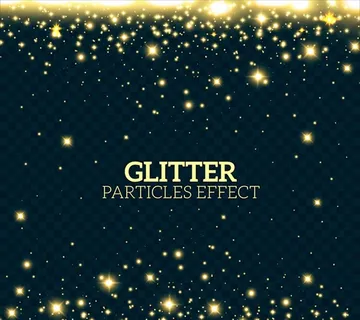 金光闪闪的粒子背景图片