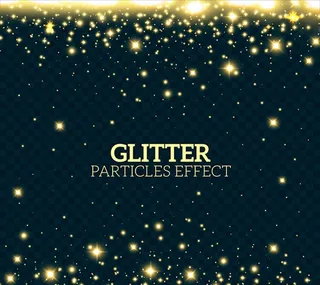 金光闪闪的粒子背景图片