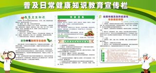 健康知识教育宣传栏图片