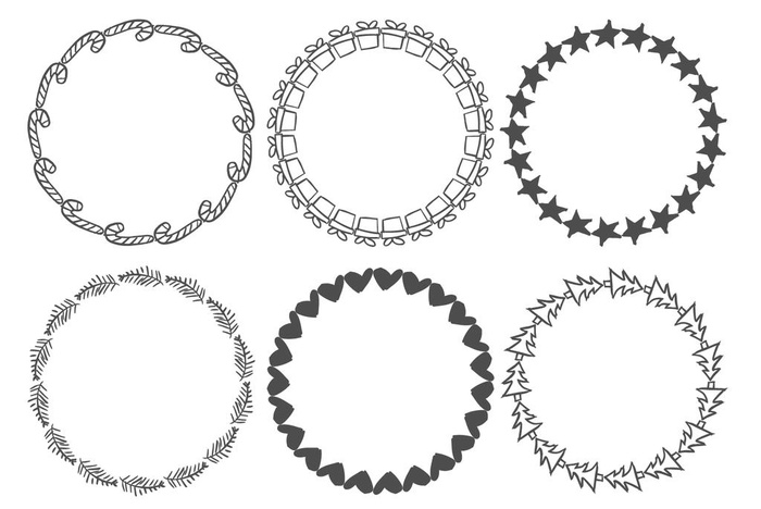 花边 花圈图案图片