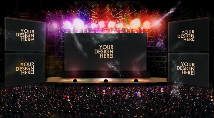 演唱会舞台效果图片