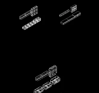 家具设计施工图家装CAD图纸图片