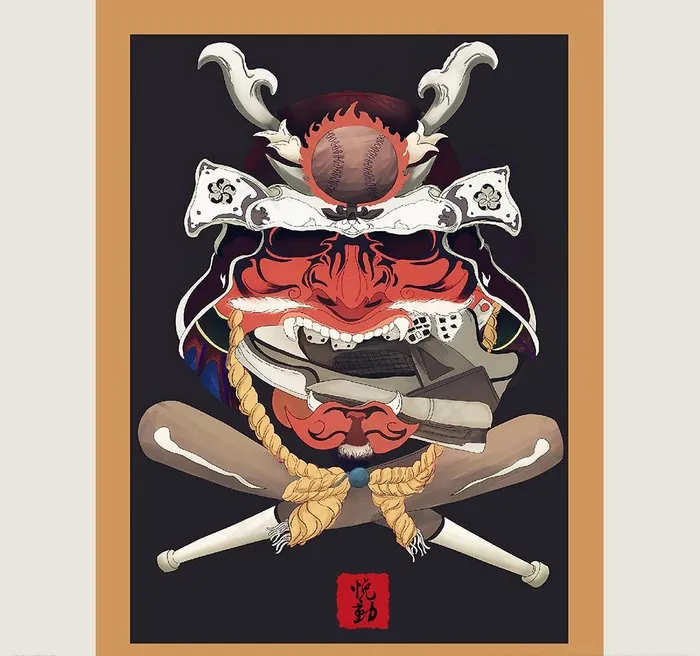 浮世绘武士图图片