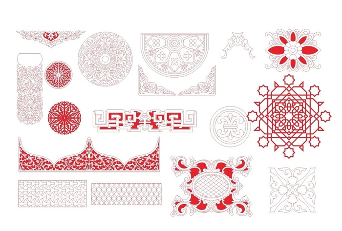 中式古典花纹图案图片