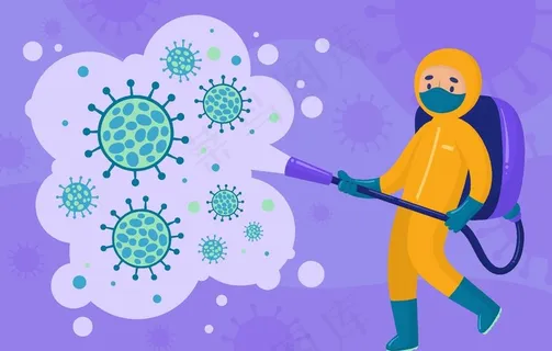 病毒细菌防护防疫图片