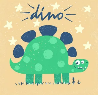 可爱的卡通恐龙图片