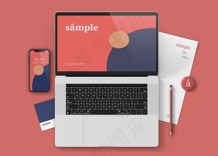 笔记本电脑样机图片