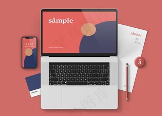 笔记本电脑样机图片