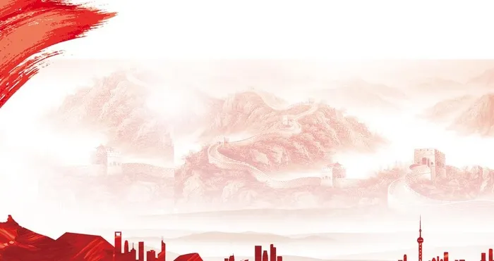 长城背景图片(3543x1989)psd模版下载