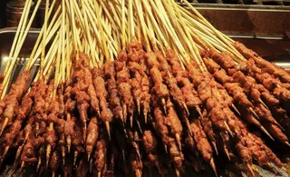 烤肉串摄影图图片