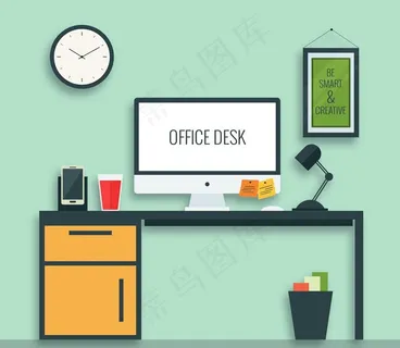 办公桌图片