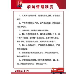 消防管理制度图片
