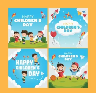 儿童节卡通海报图片