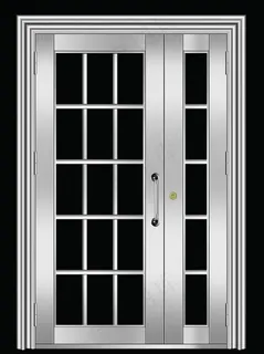 不锈钢门 氟碳漆门图片