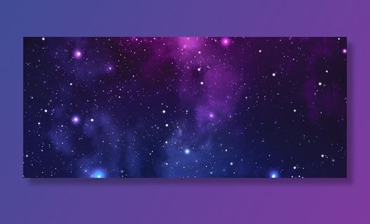 彩色创意星空手绘背景图片